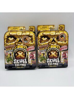 Treasure X Lost Lands Skull Island Lot Of 2 Treasure Hunt Figure Pack Moose Toys